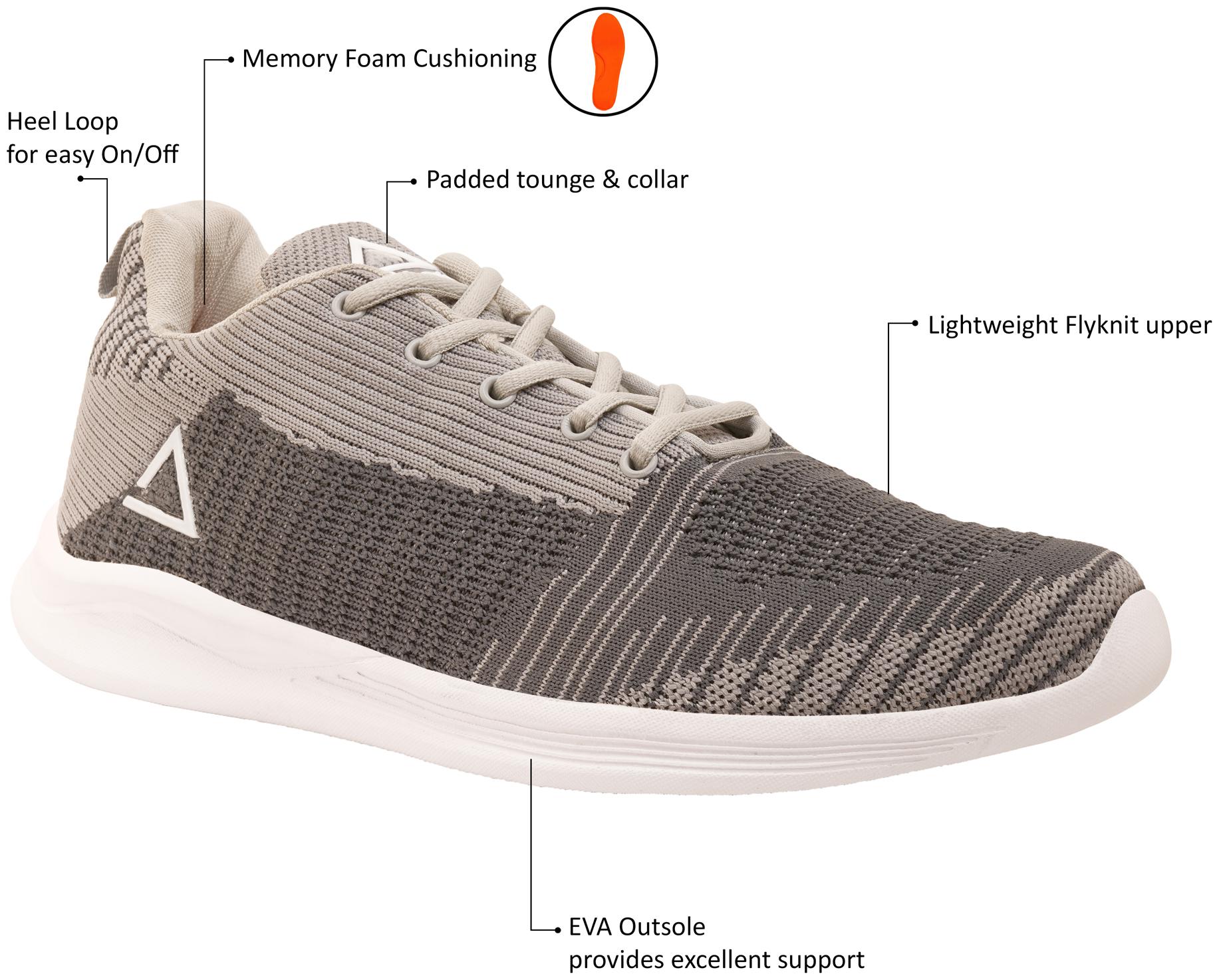 

Adiair Men Pace Running Shoes ( Grey )