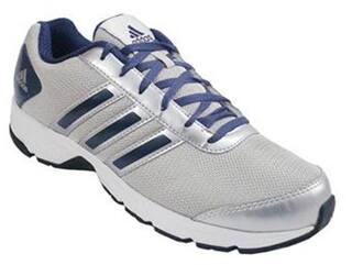 Adidas Men B79186 Silver Running Shoes