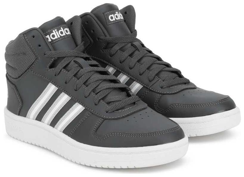 

Adidas Men HOOPS 2 0 MID Basketball Shoes ( Grey )
