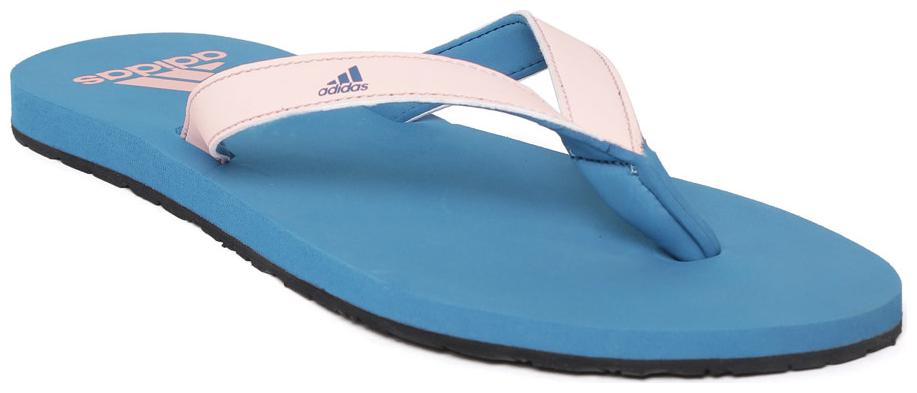 

ADIDAS Women Peach-Coloured Blue Solid Eezay Thong Flip-Flops