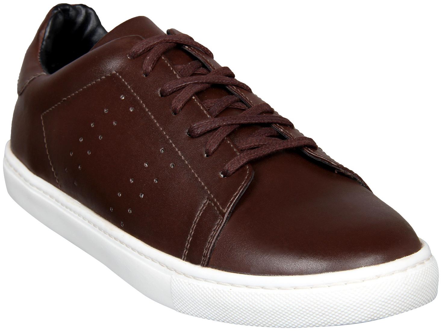 

Aditi Wasan Brown Genuine Leather Fashion Sneaker