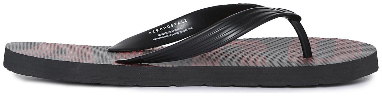 

Aeropostale Men Black Flip-Flops - 1 Pair