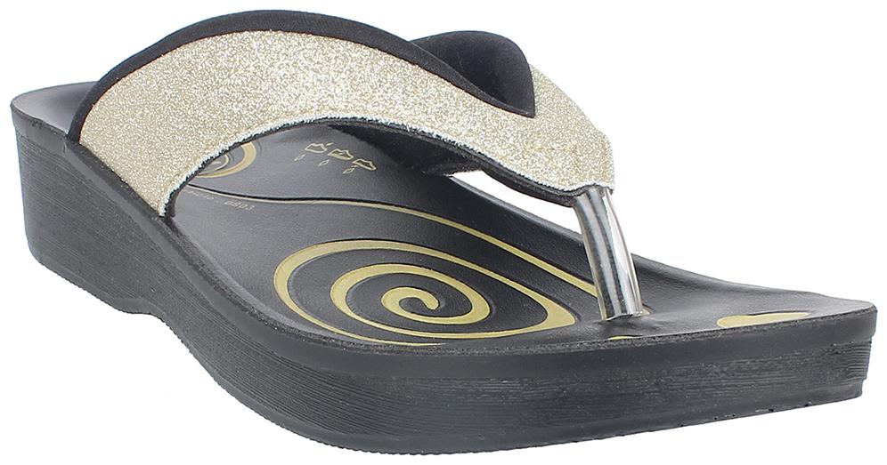 

Aerowalk 0803 Gold Women Slipper