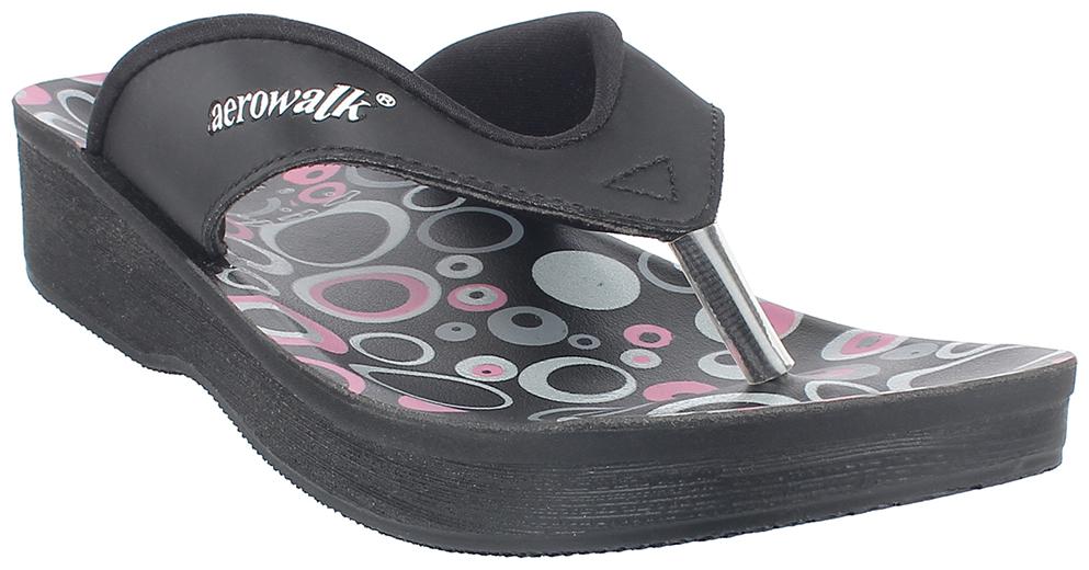 

Aerowalk 0897 Black Women Slipper