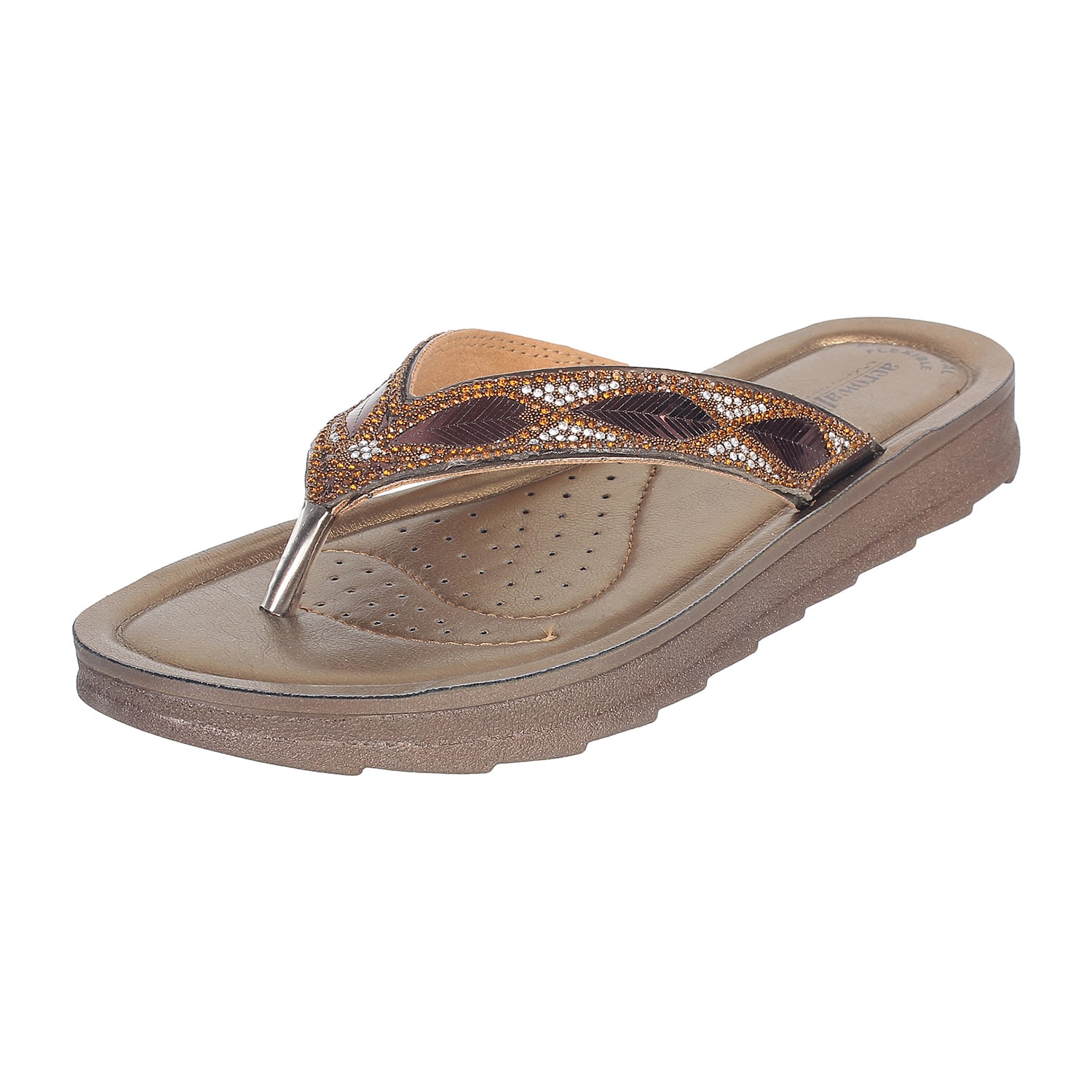 

Aerowalk Di14 Copper Women High Grade Pu Sandal