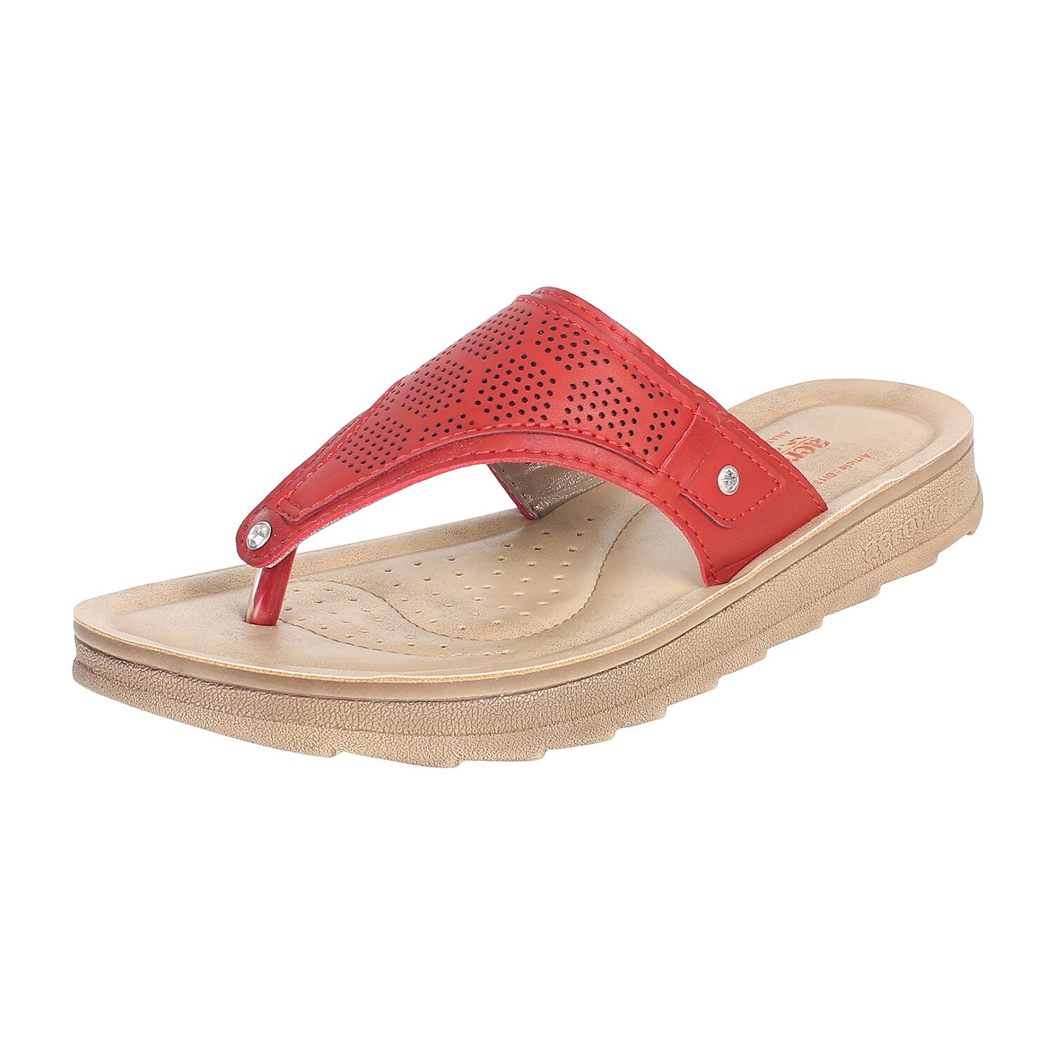 

Aerowalk Di13 Red Women High Grade Pu Sandal