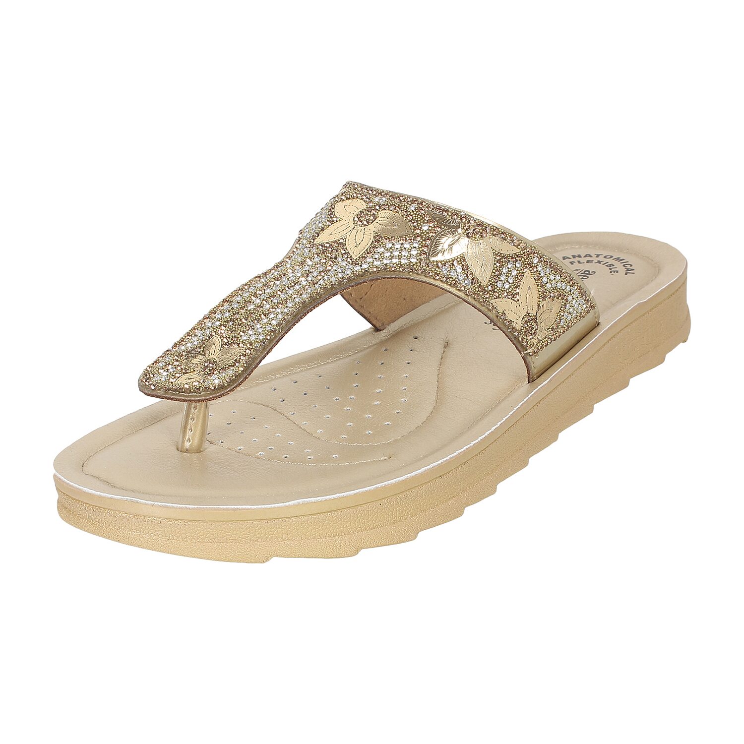 

Aerowalk Women Gold Sandals