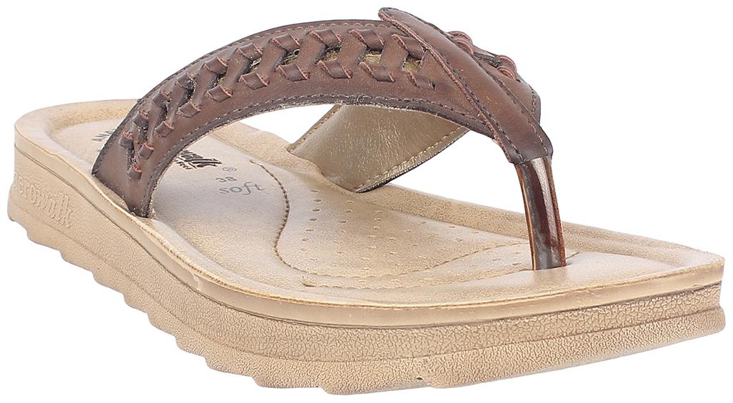 

Aerowalk Di21 Brown Women Slipper