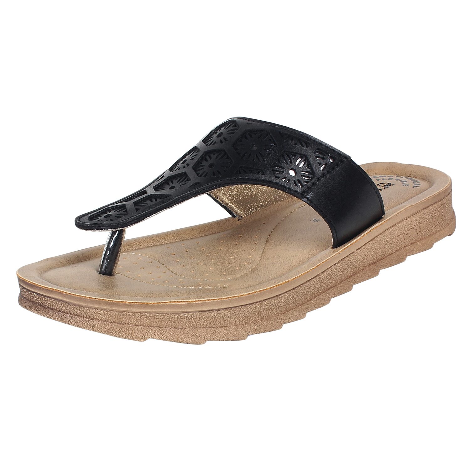

Aerowalk Di27 Black Women High Grade Pu Sandal