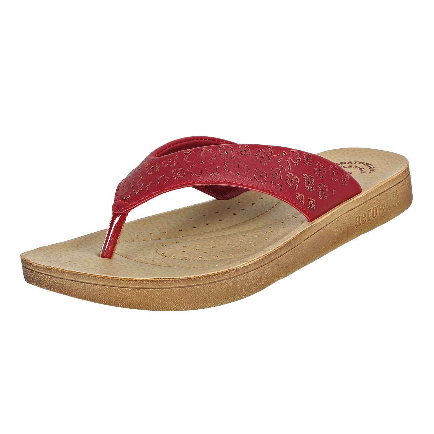 

Aerowalk Mz24 Red Women High Grade Pu Sandal
