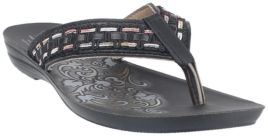 

Aerowalk Qt05 Black Women Slipper