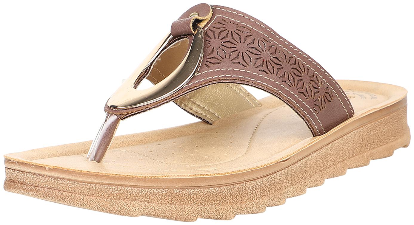 

Aerowalk Slippers Slip On EURO 40 Brown