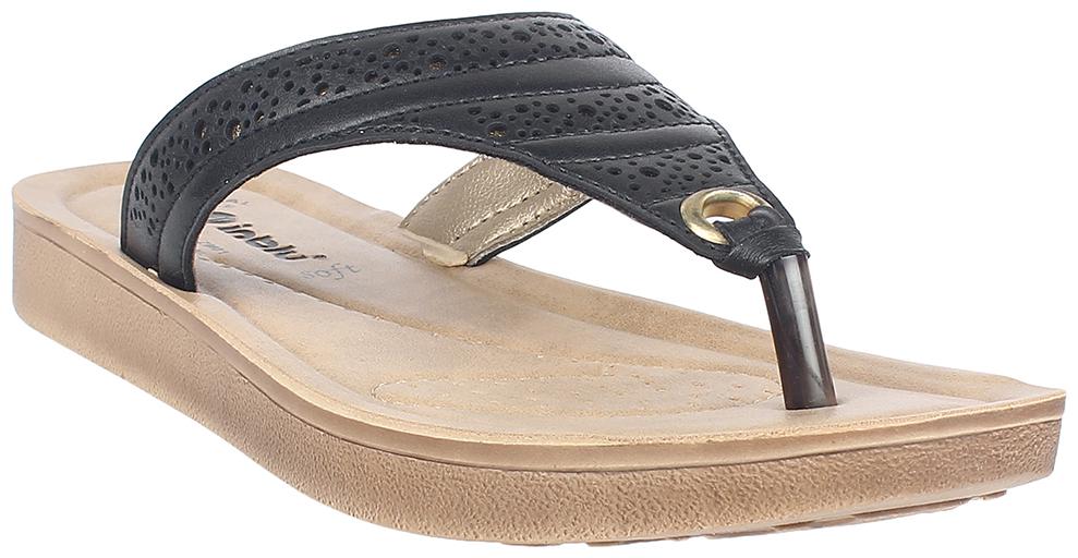 

Aerowalk Zm01 Black Women Slipper