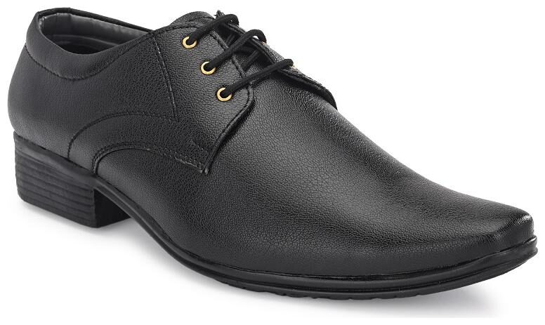 

AFREET Men Black Derby Formal Shoes - ARTIFICIAL DERBY