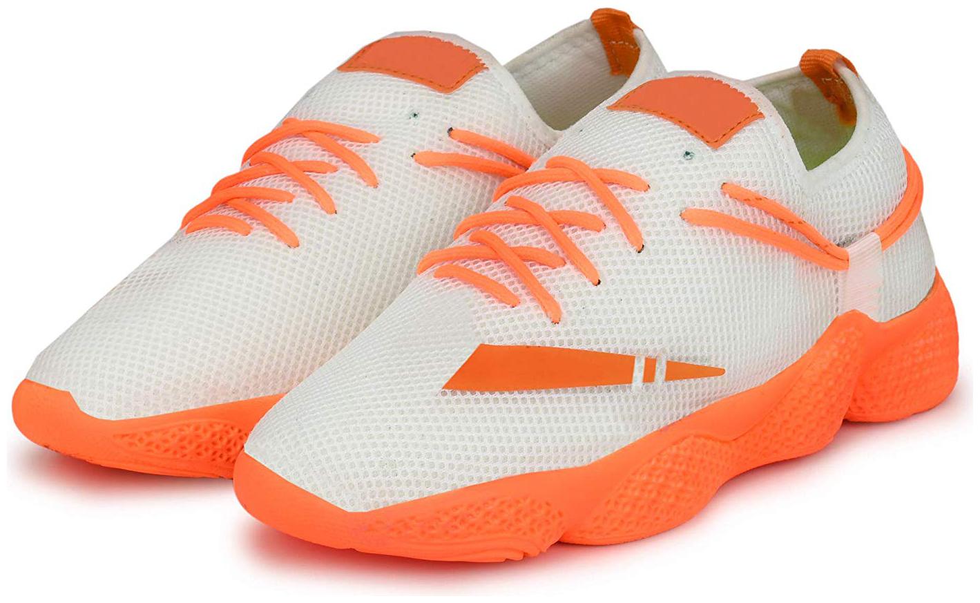 

AFREET Men White Orange Casual Shoes - 401JS