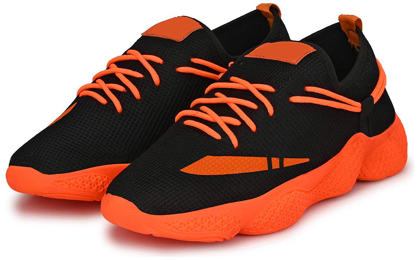 

AFREET Men Orange Black Casual Shoes - 401JS
