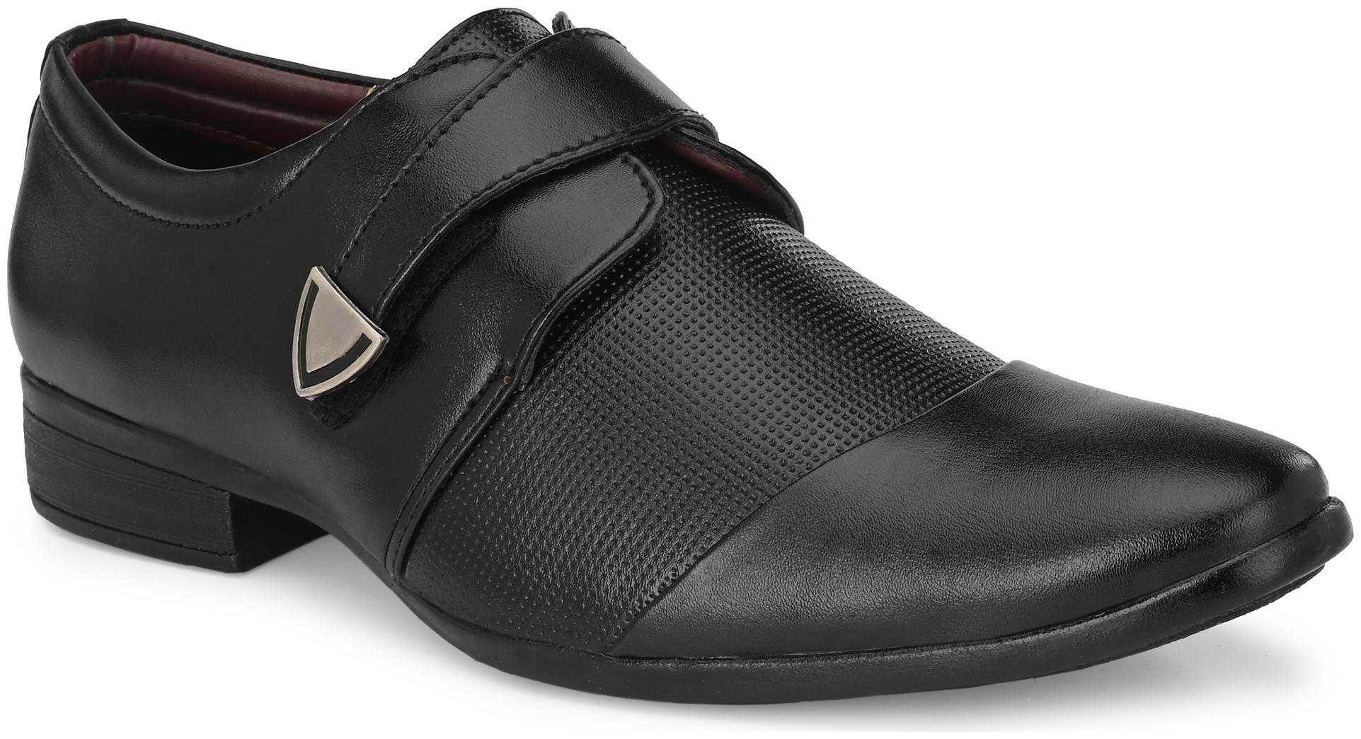 

AFREET Men Black Slip-On Formal Shoes - MOCCAIN SHOE