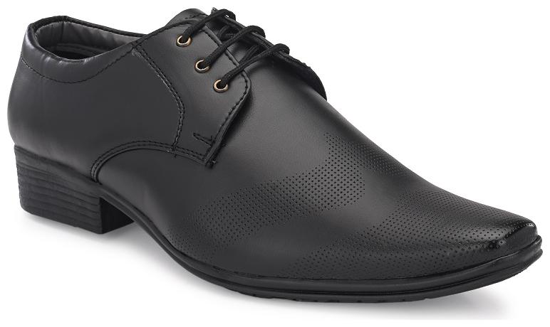 

AFREET Men Black Derby Formal Shoes - OFFICIAL DERBY