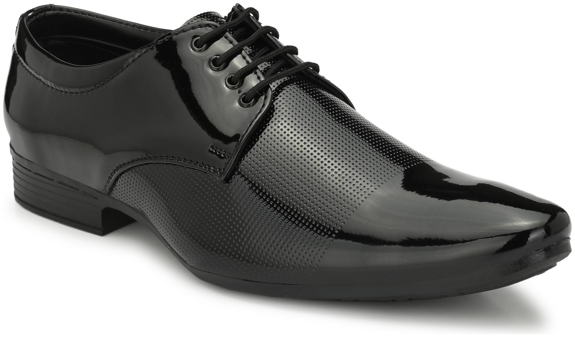 

AFREET Men Black Derby Formal Shoes - PATERN LEATHER
