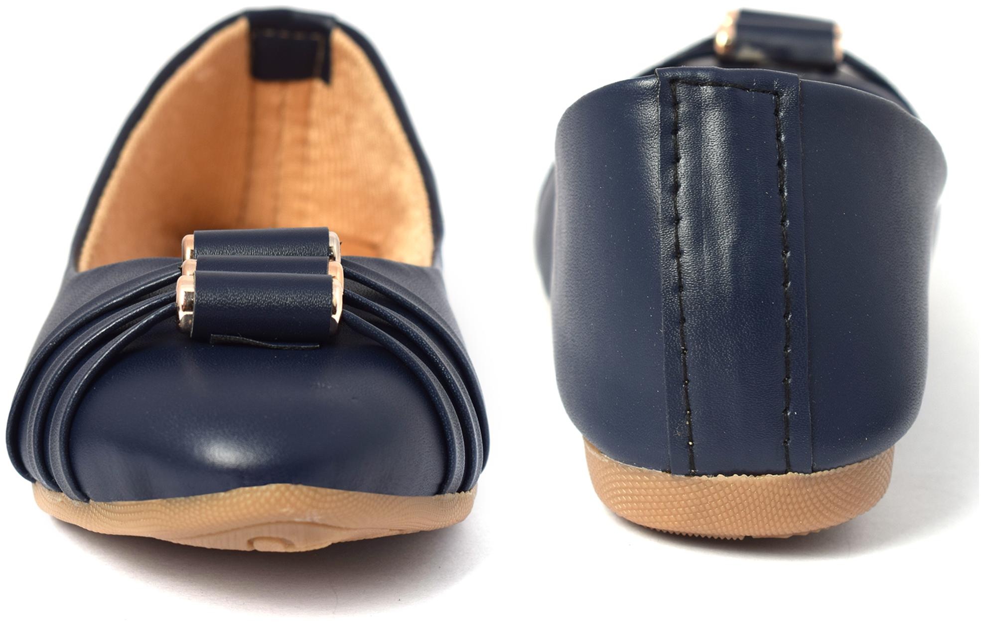 

Aishwary Glams Women Blue Stylish Slip on Bellies