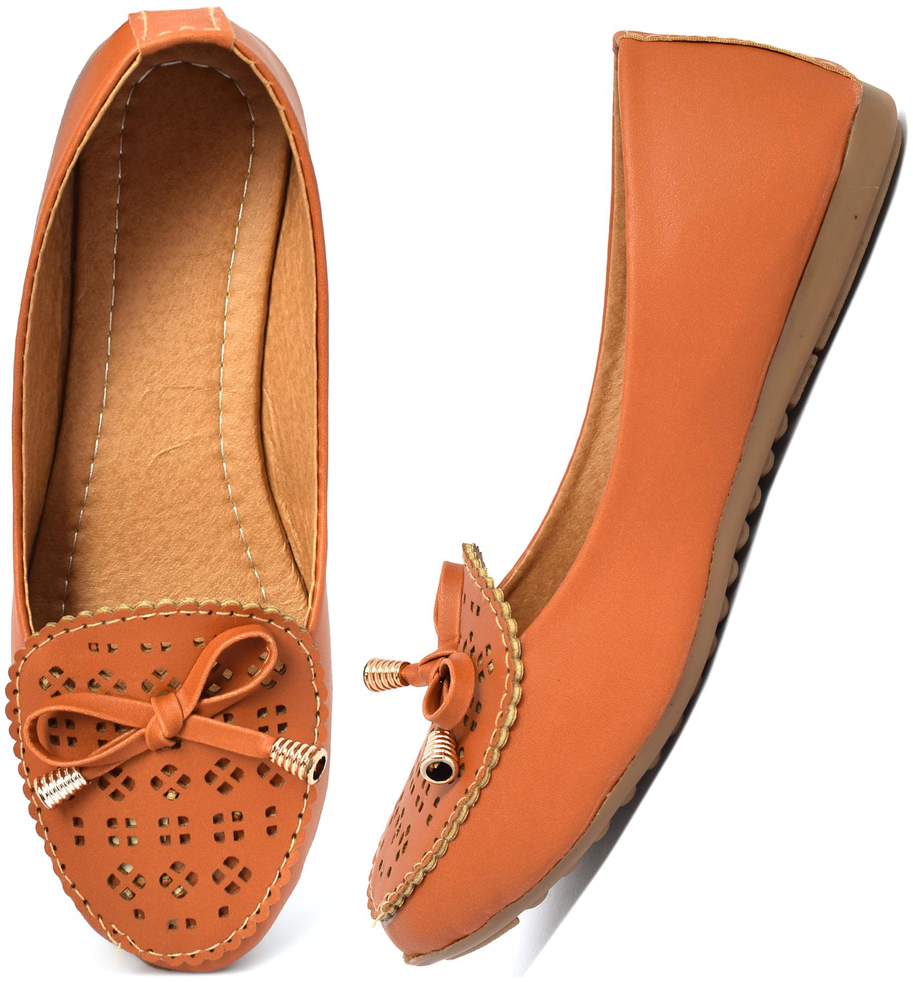 

Aishwary Glams Women Tan Stylish Slip on Bellies