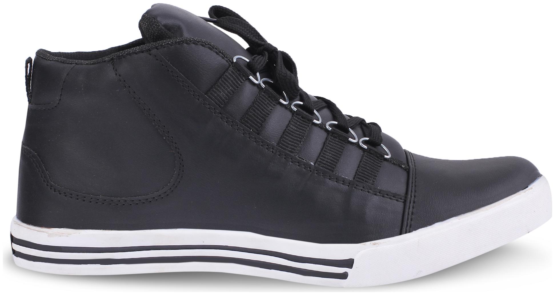 

AISHWARY GLAMS Casuals Shoes Men Black Sneakers