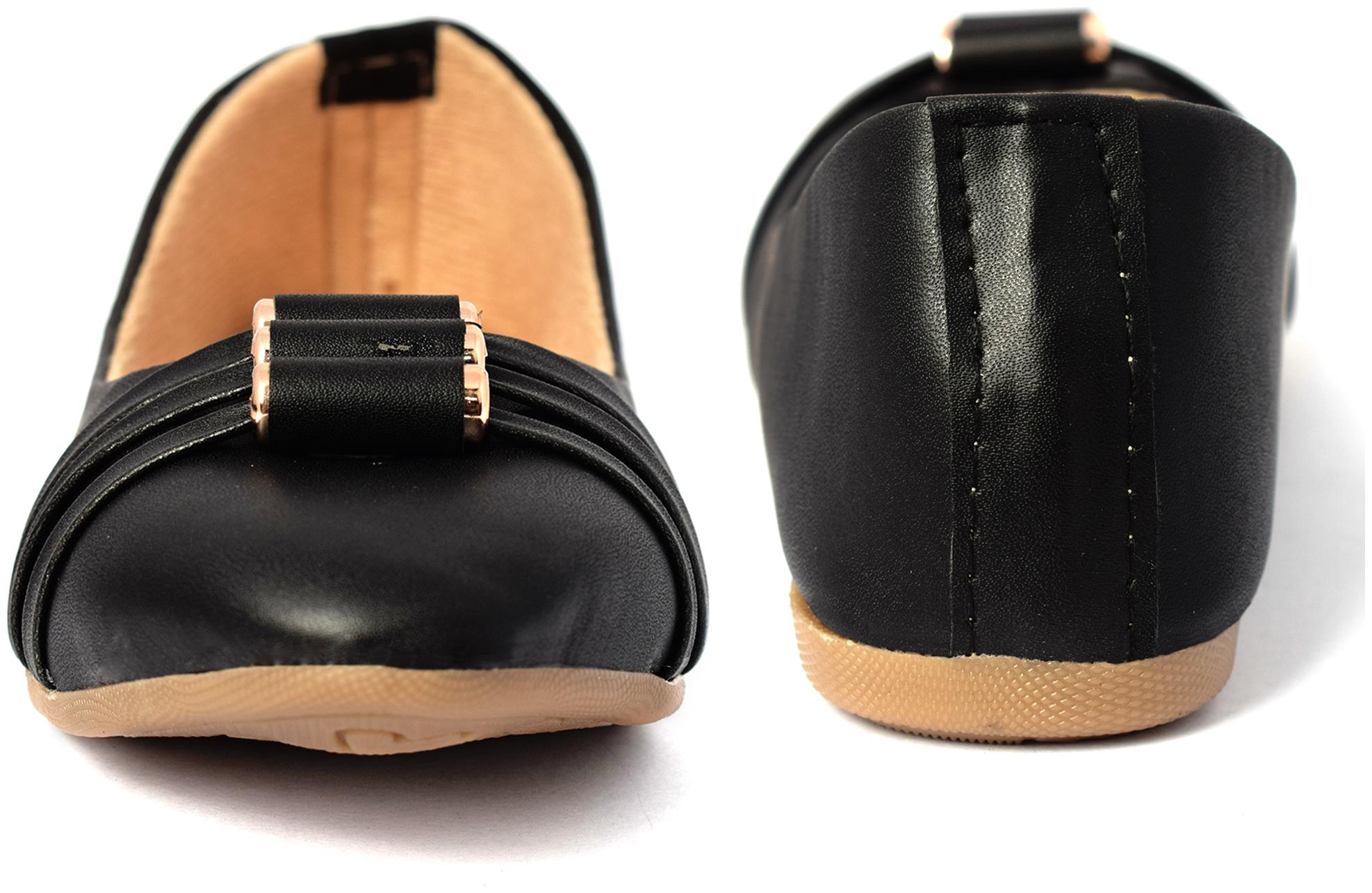

Aishwary Glams Women Black Stylish Slip on Bellies