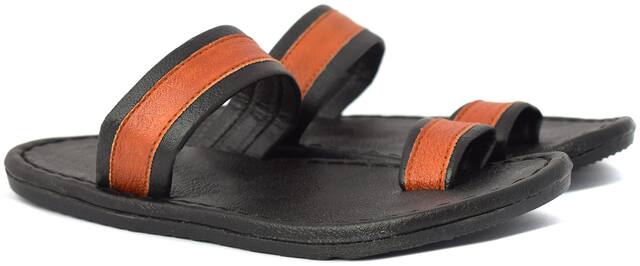 AISHWARY GLAMS Outdoor Slippers For Men ( Black )