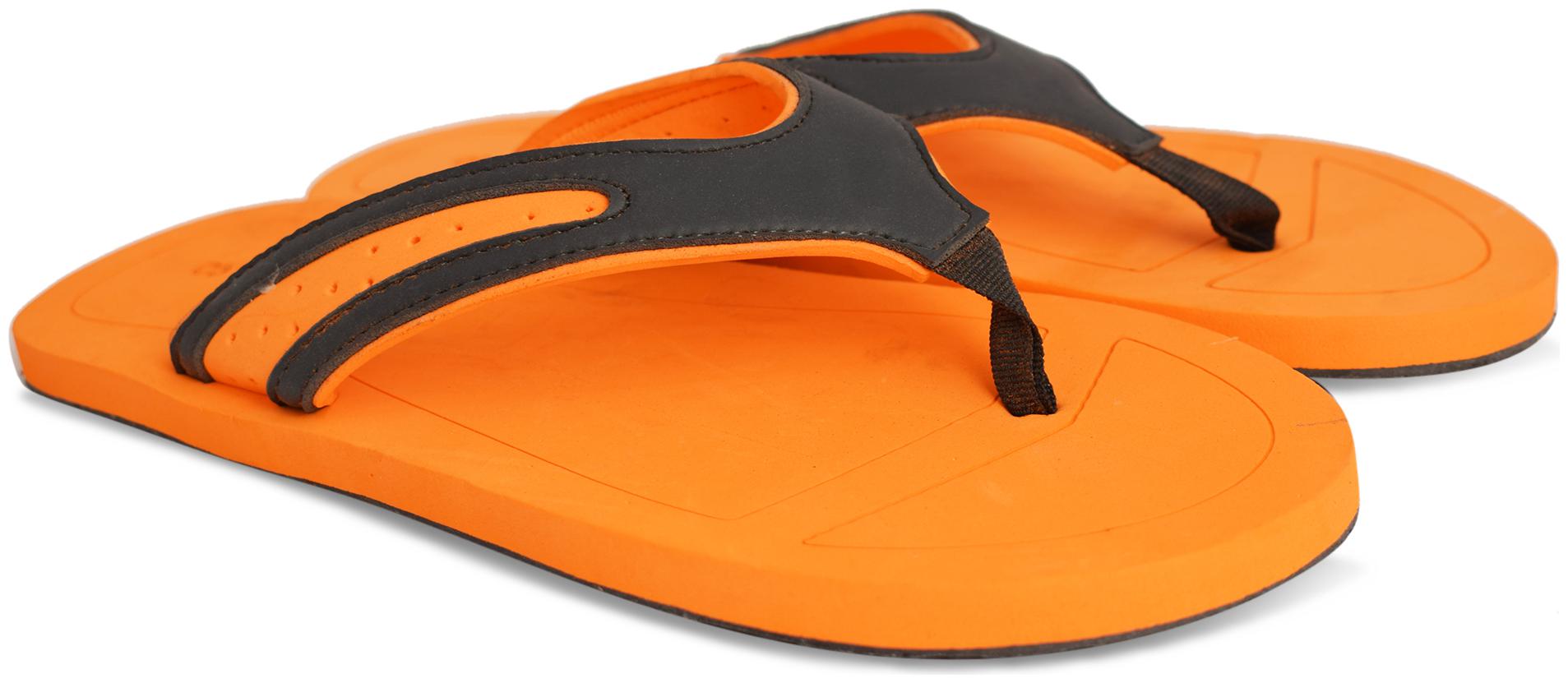 

Aishwary Glams Men Orange Synthetic Slippers