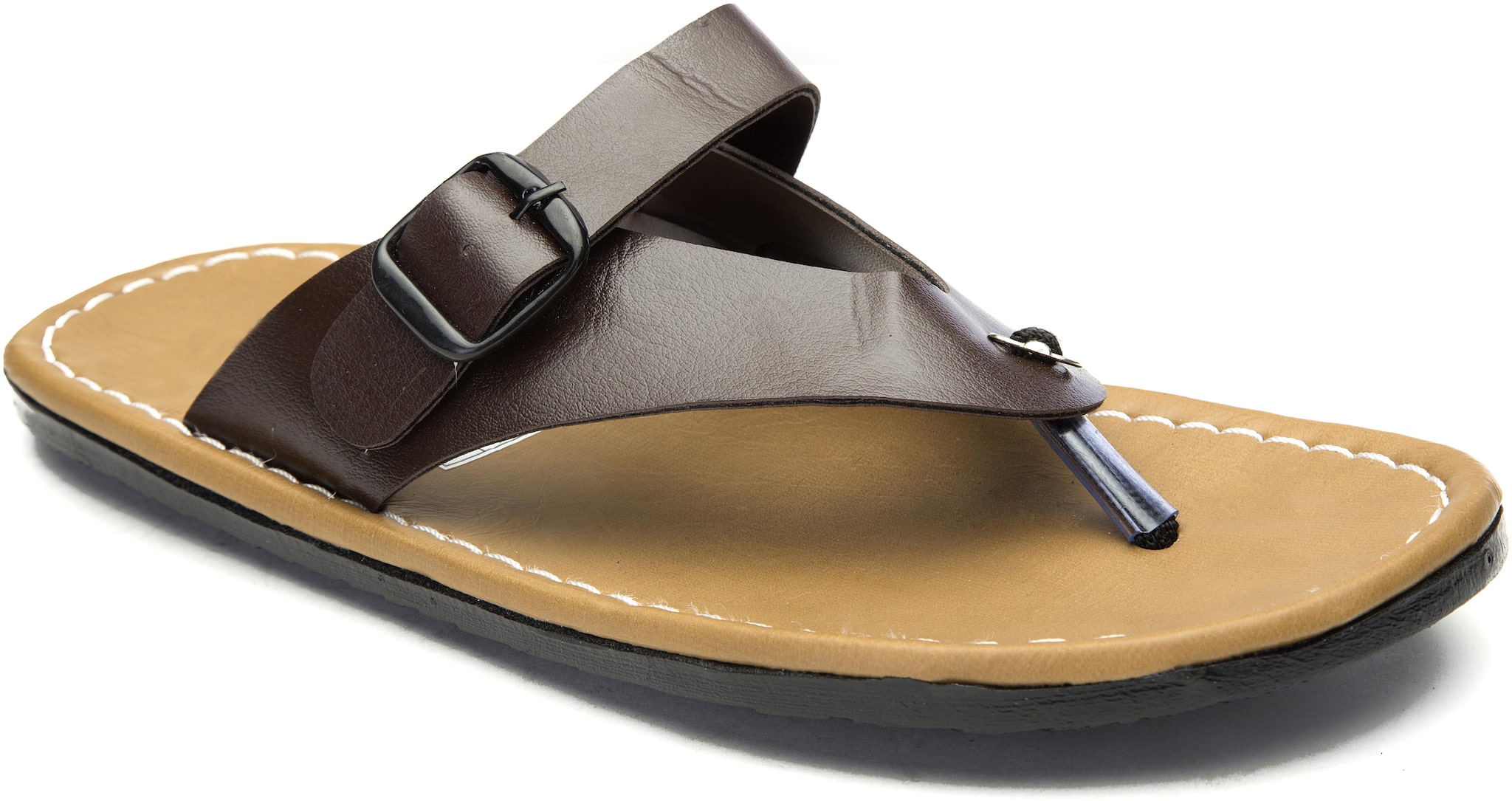 

Aishwary Glams Men Brown Synthetic Leather Slippers
