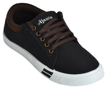 

Ajanta Black Synthetic Leather Men Casual Shoes