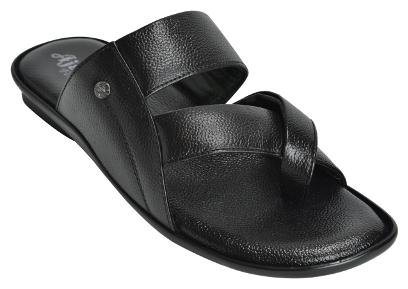 

Ajanta Men Black Flip-Flops - 1 Pair