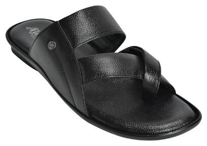 

Ajanta Men Black Flip-Flops - 1 Pair