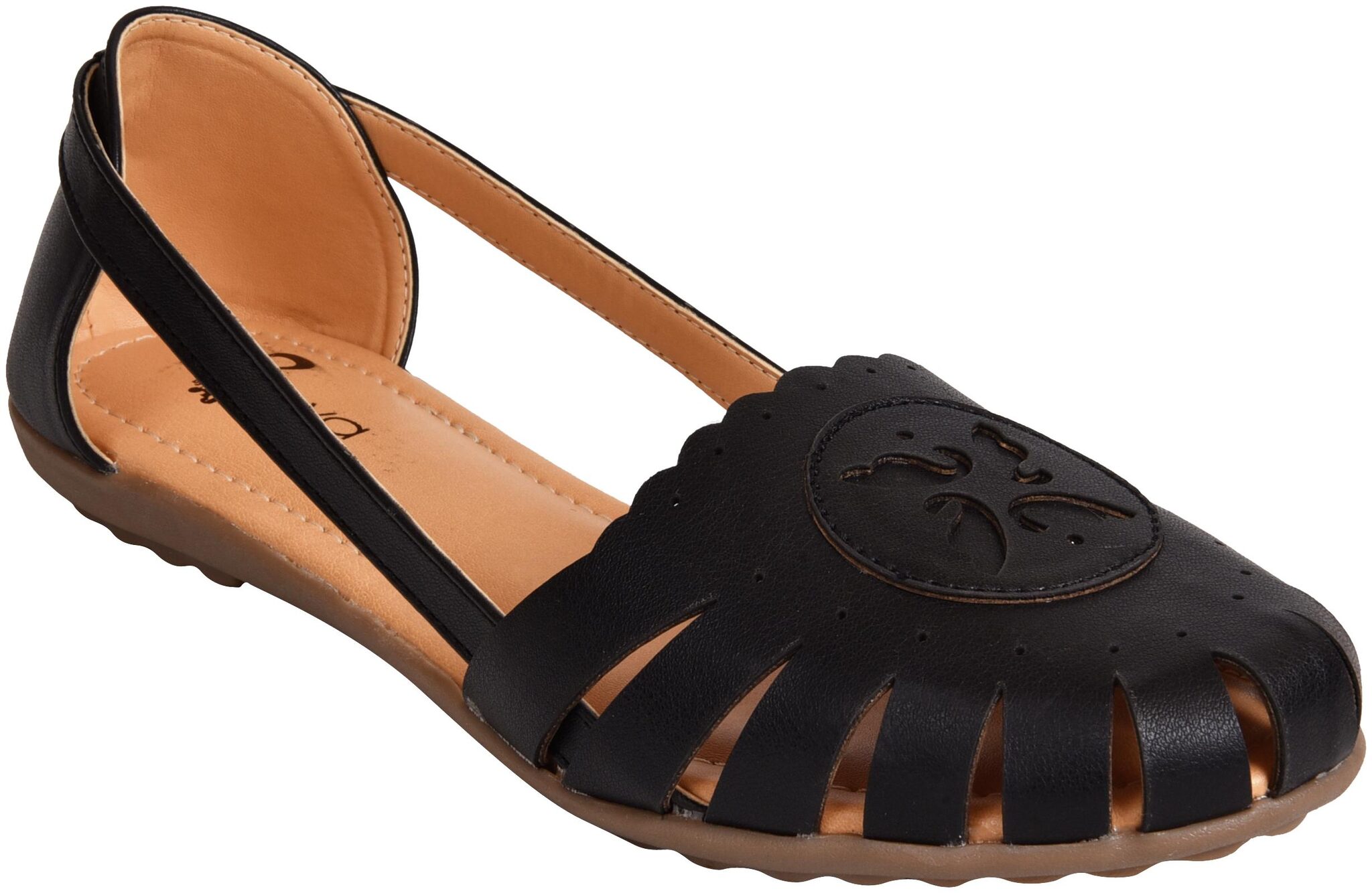 

Ajanta Women Black Sandals
