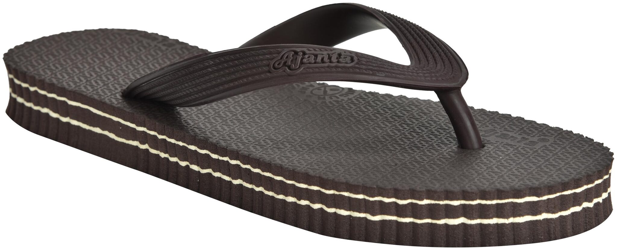 

Ajanta Men Brown Flip-Flops - 1 Pair