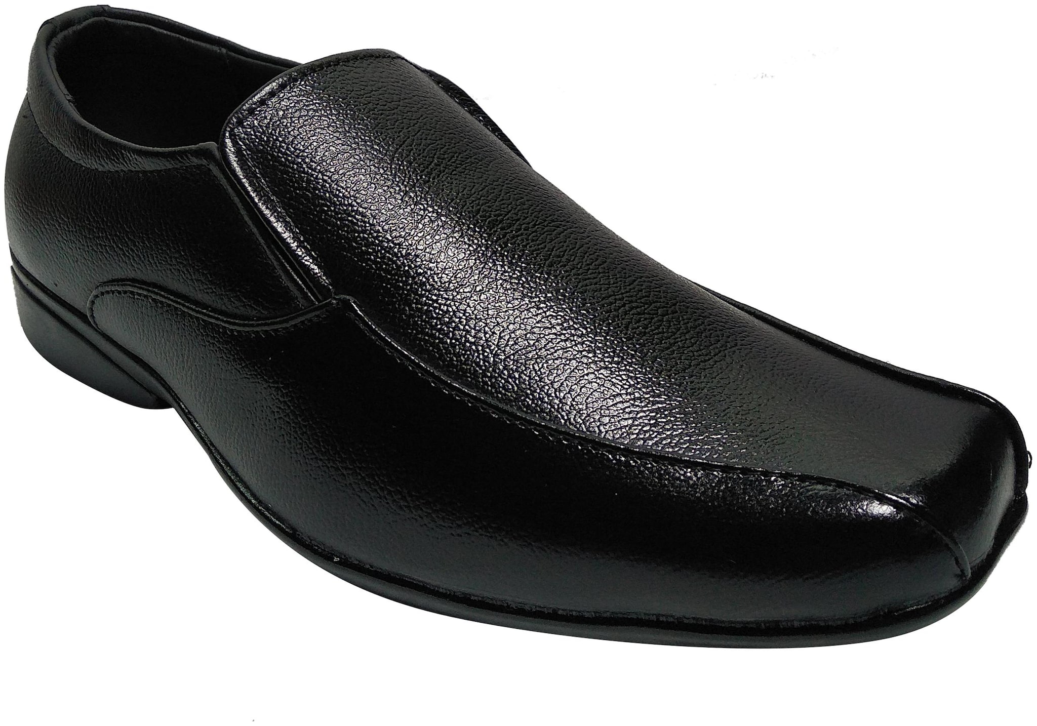 

Ajanta Men Black Slip-On Formal Shoes - JG1053