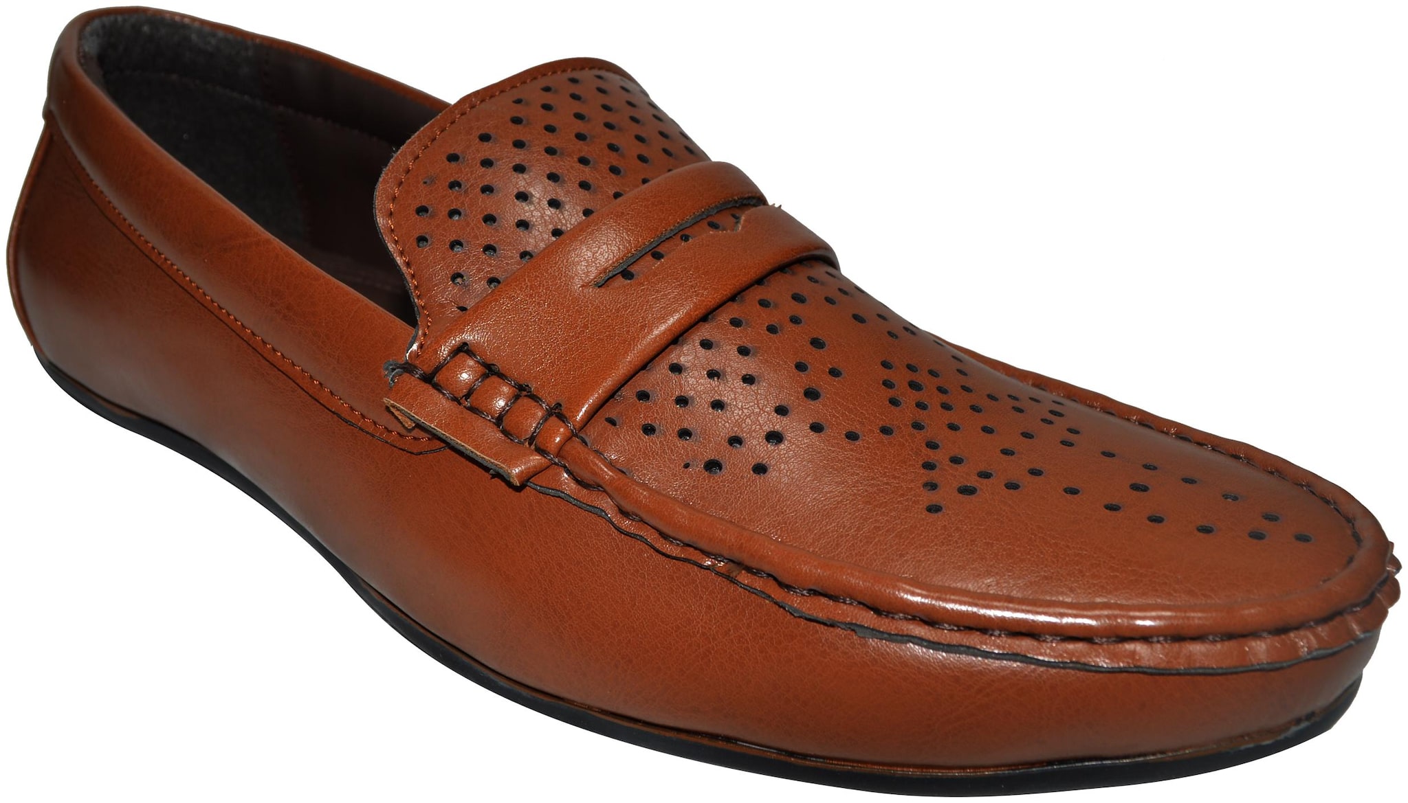 

Ajanta Men Tan Slip-On Formal Shoes - JG1048