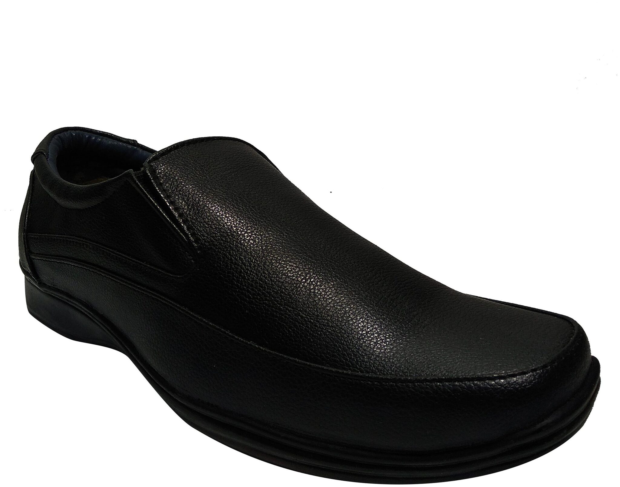 

Ajanta Men Black Slip-On Formal Shoes - LS0015