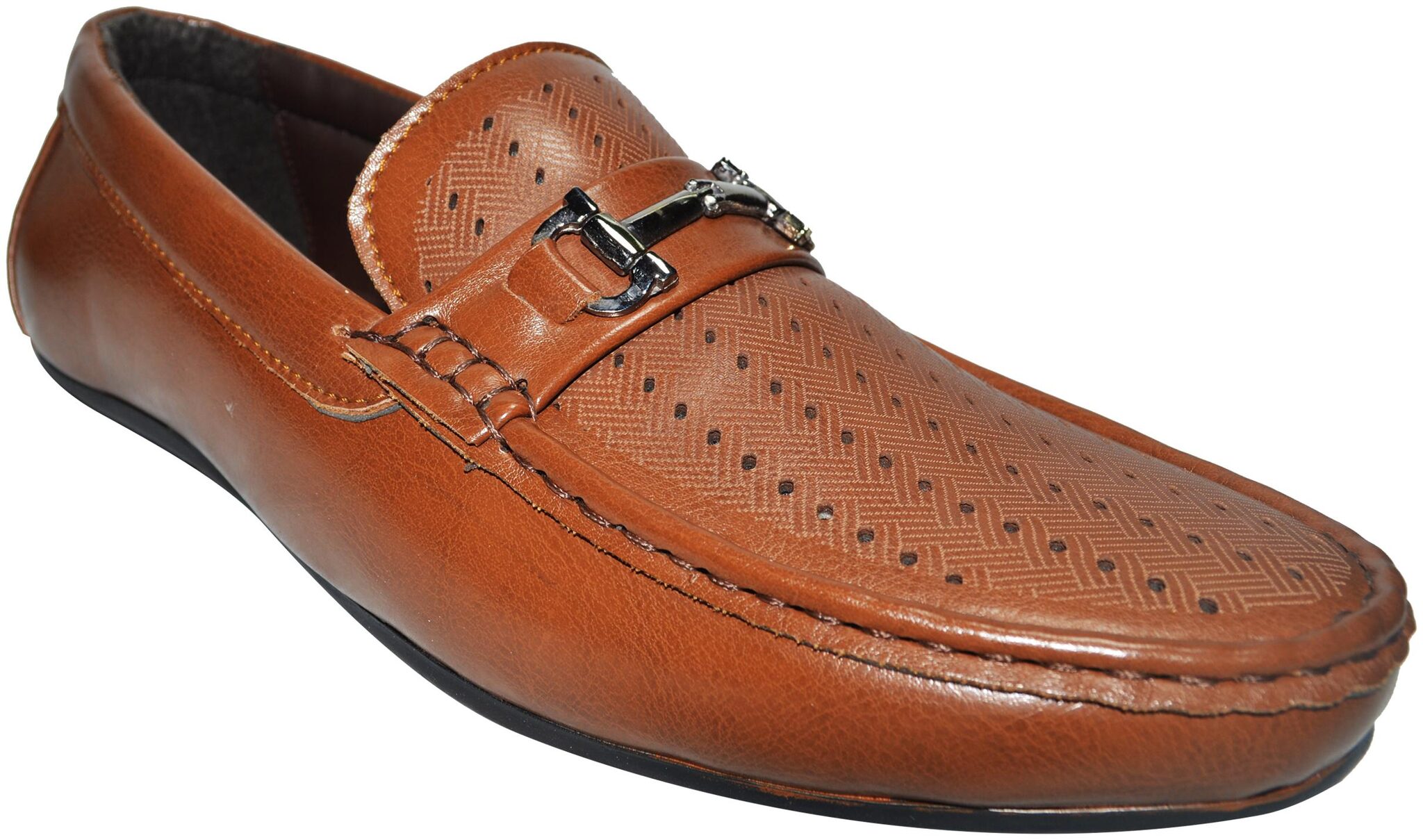 

Ajanta Men Tan Slip-On Formal Shoes - JG1047