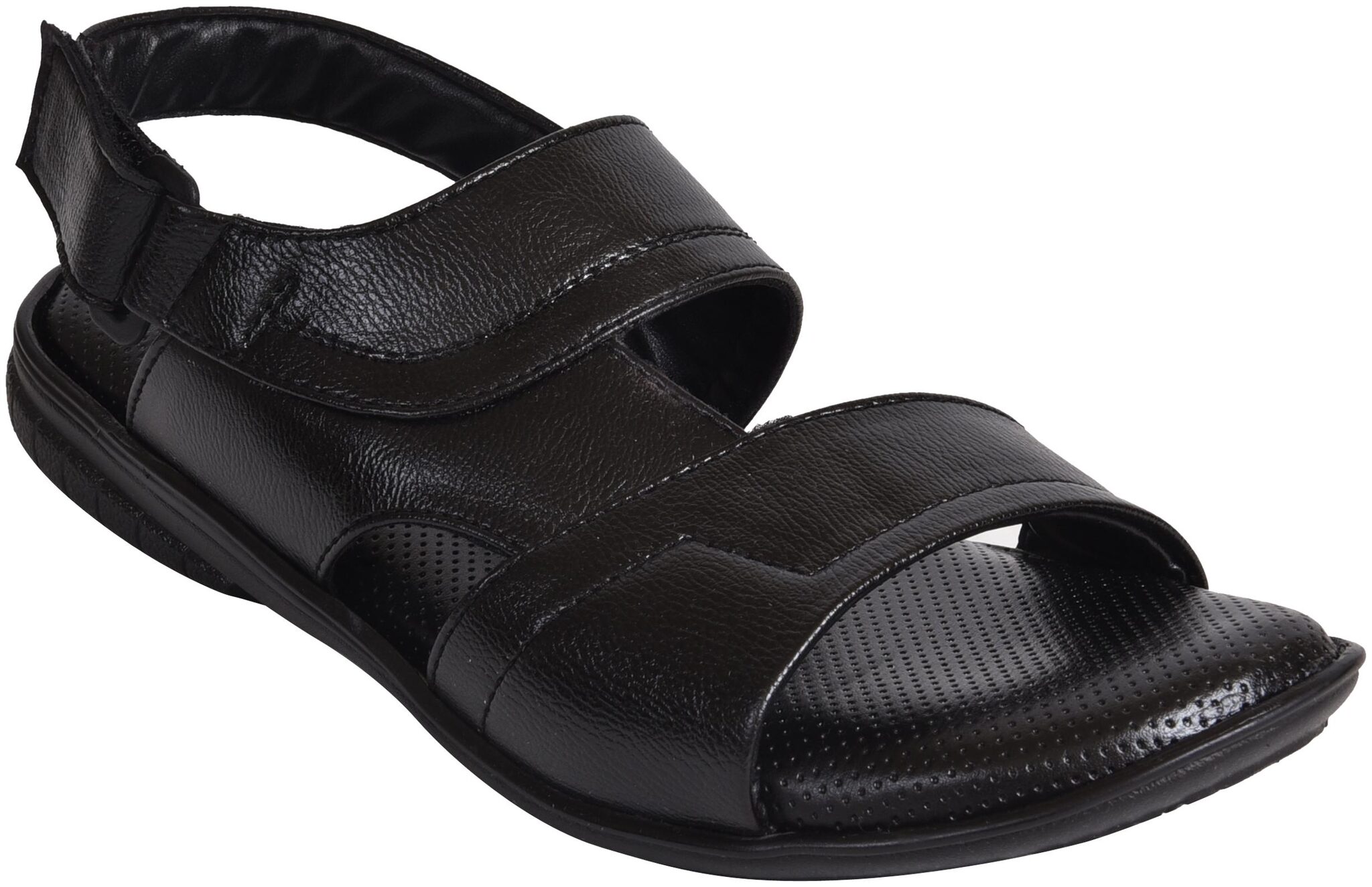 

Ajanta Men Black Sandals