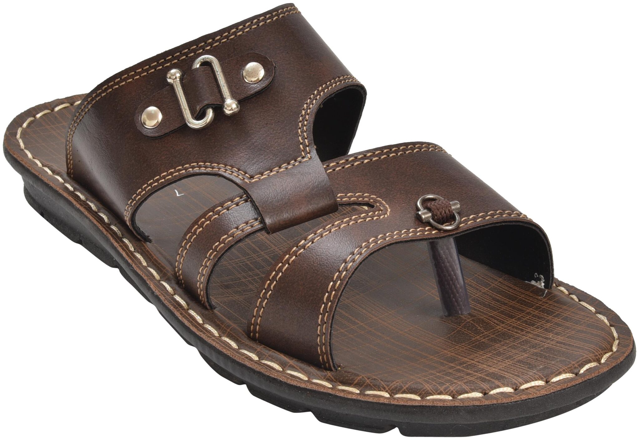 

Ajanta Men Brown Flip-Flops - 1 Pair