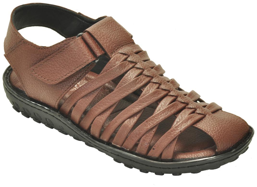 

Ajanta Men Brown Sandals