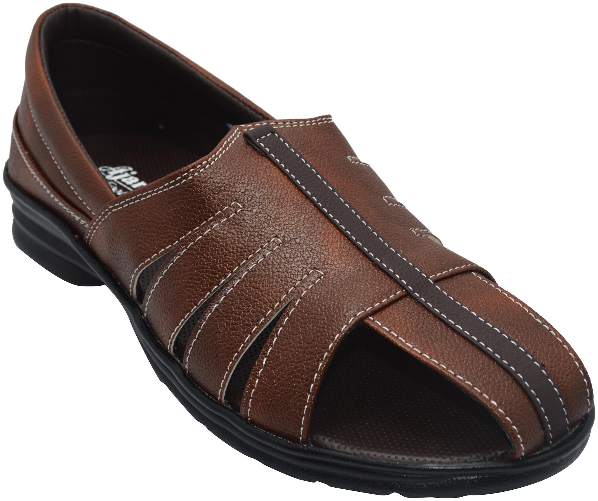 

Ajanta Men Brown Sandals