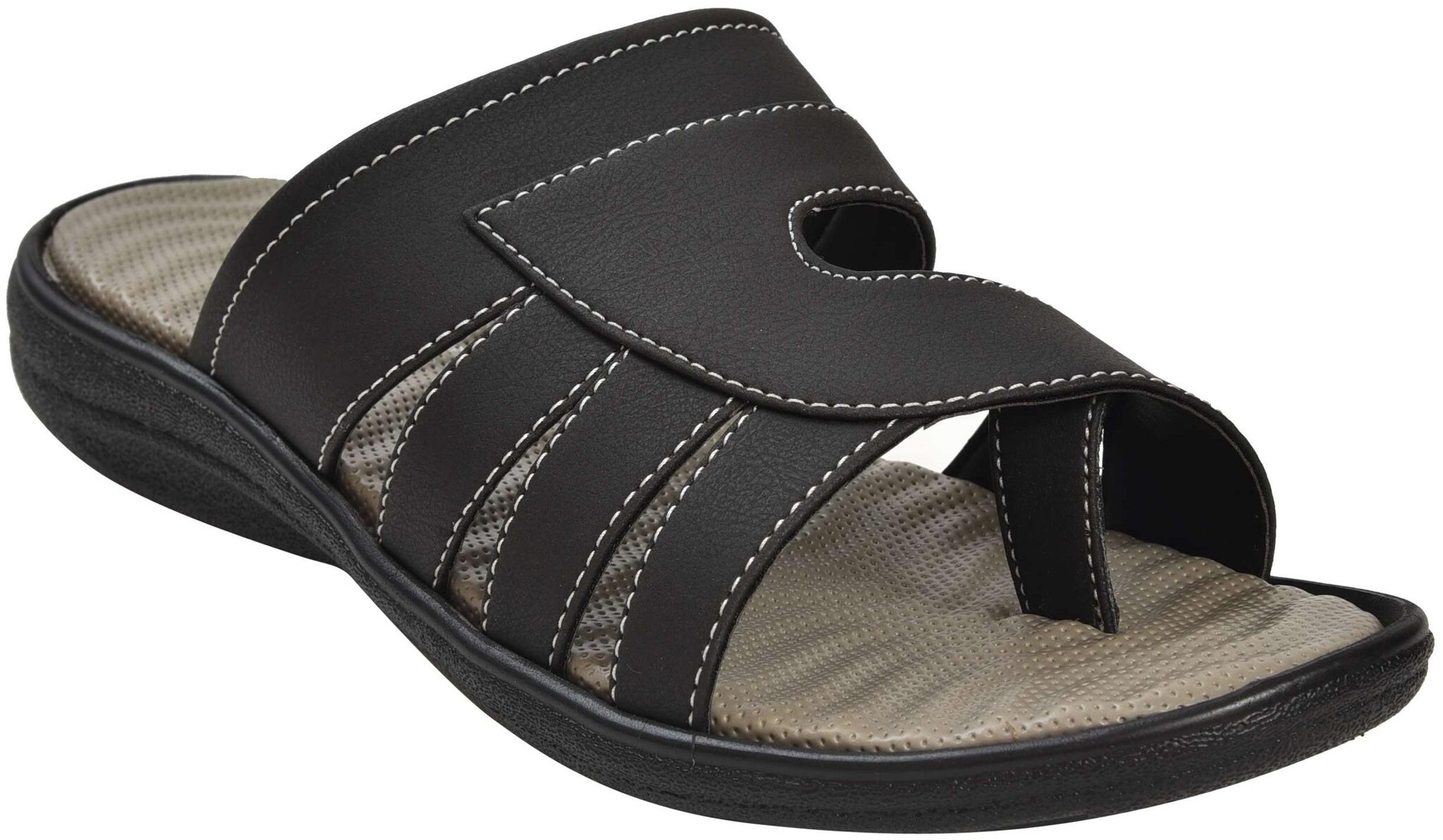 

Ajanta Men Black Flip-Flops - 1 Pair