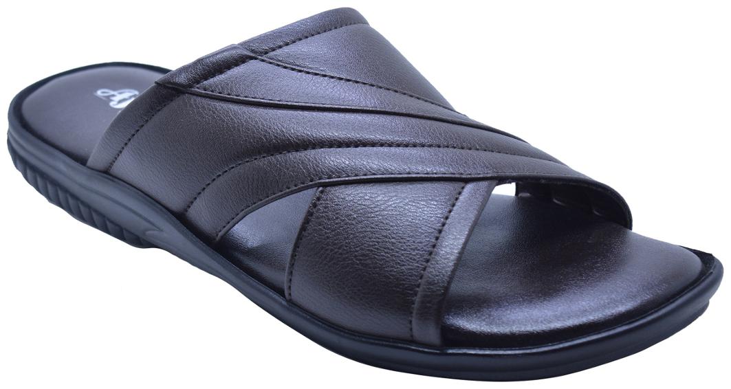 

Ajanta Men s Slippers - Brown