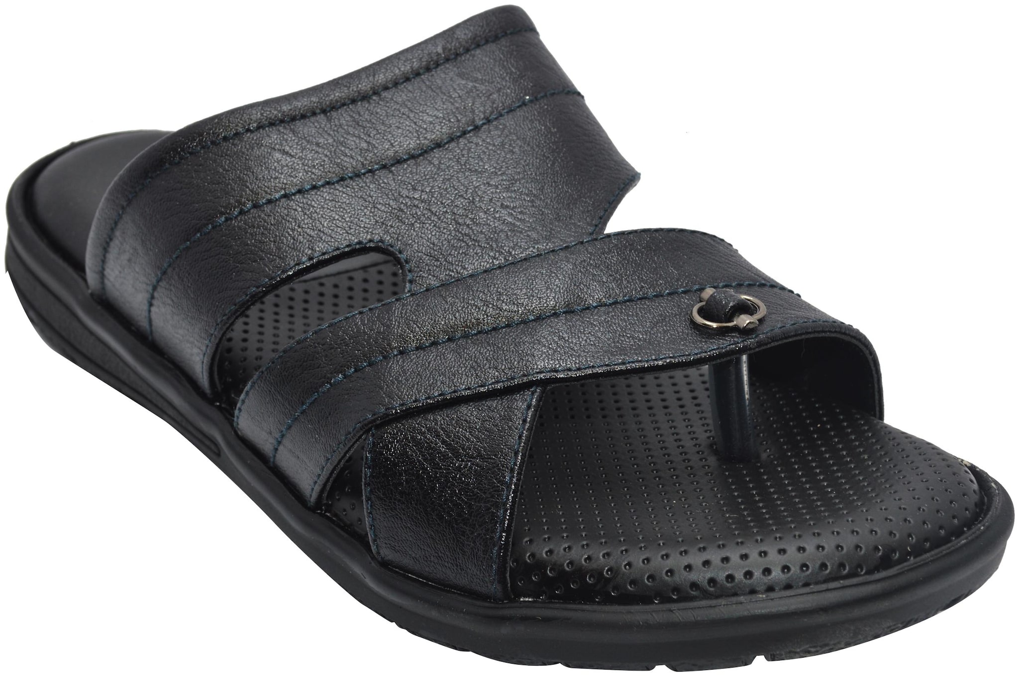 

Ajanta Men Black Sandals