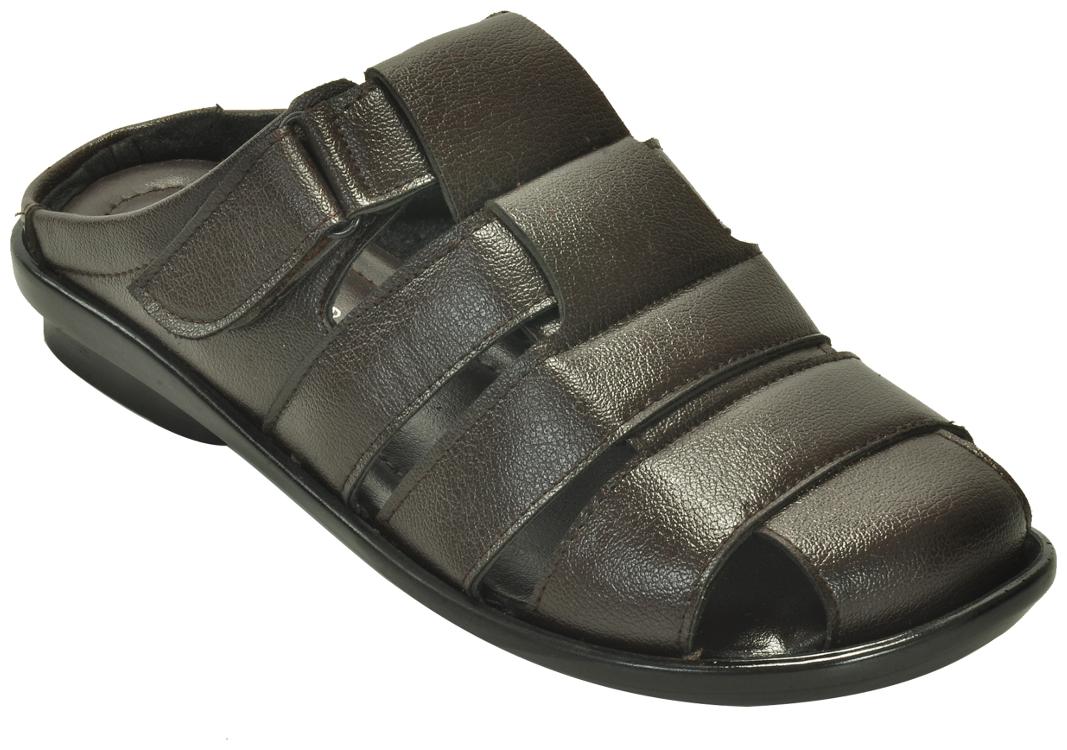 

Ajanta Men Black Sandals