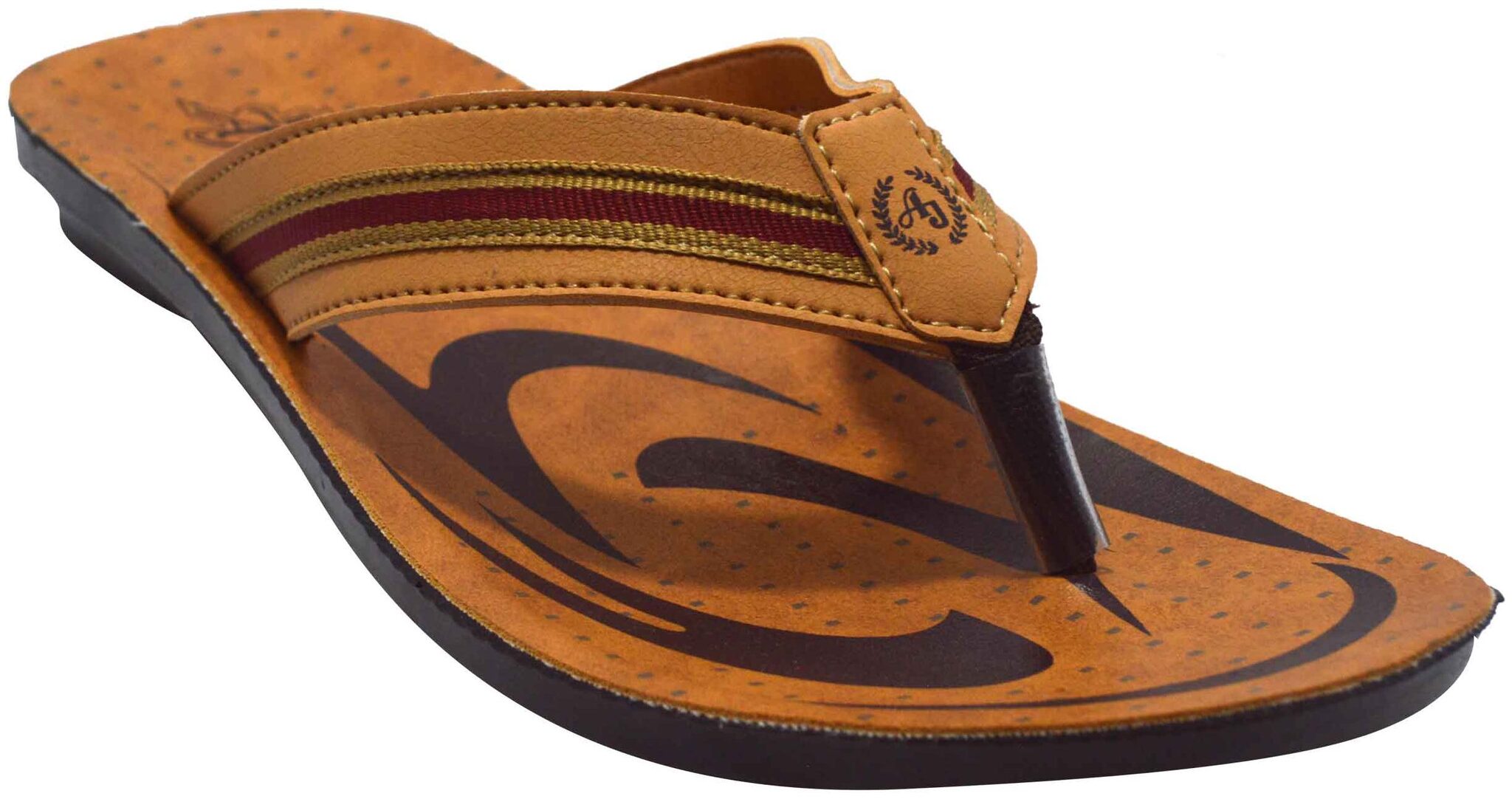 

Ajanta Men Tan Flip-Flops - 1 Pair