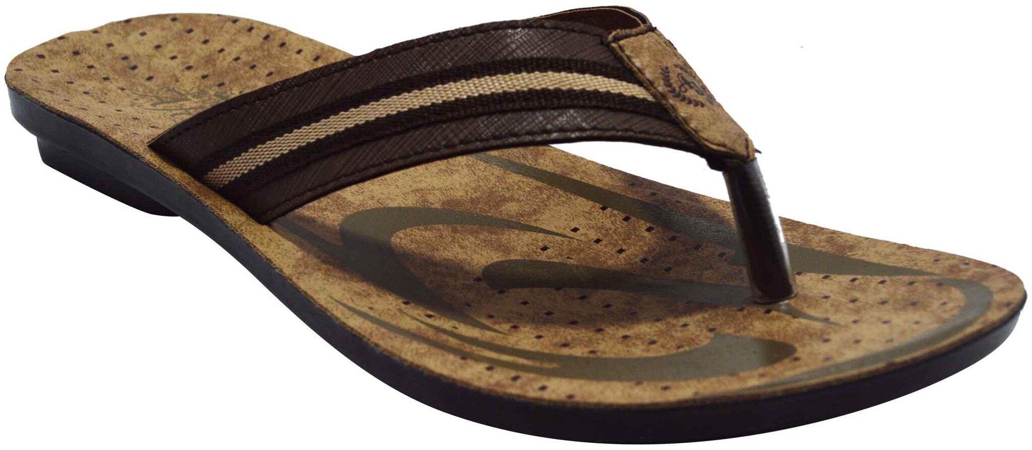 

Ajanta Men Brown Flip-Flops - 1 Pair