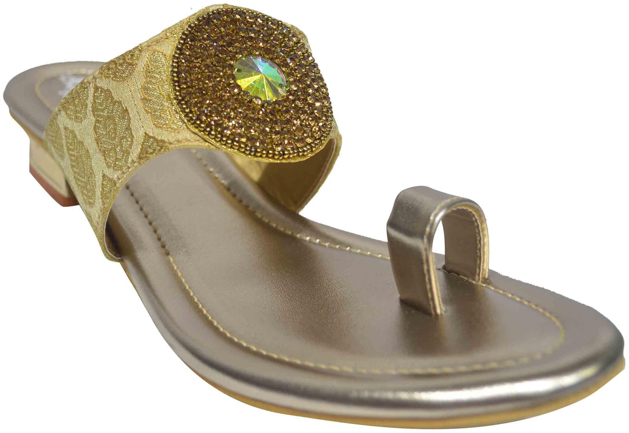 

Ajanta Women Gold Sandals